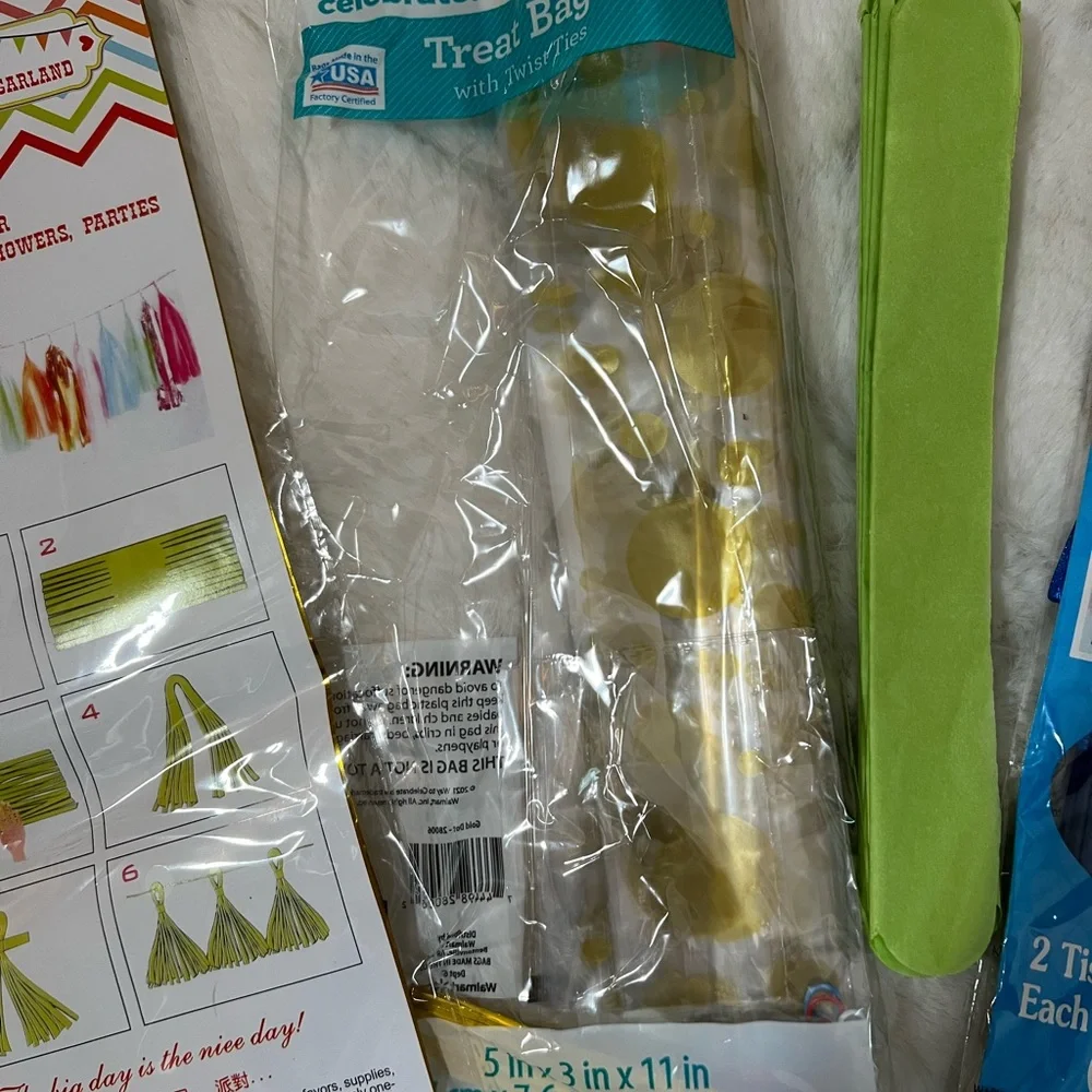 Birthday Party Decoration Bundle Balloons Garland Treat Bags Kit Set